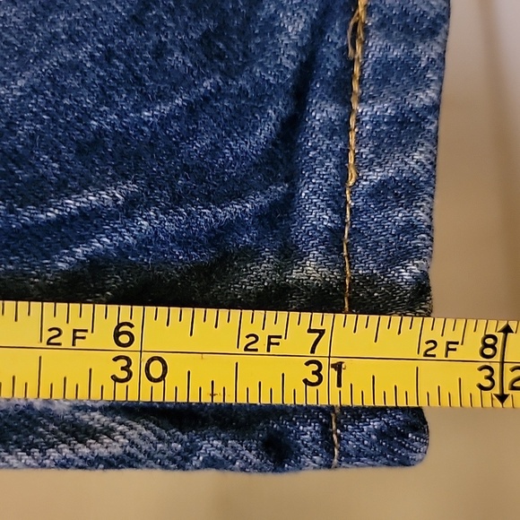 Carhartt Blue Double Knee Carpenter Cotton Duck Work Jeans 32 X 31.5 - Picture 6 of 16